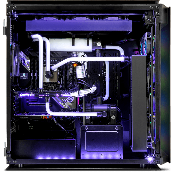 DIY Desktop PC Ordinateur à Refroidissement par Eau radiateur LED Set Kit ASHATA Kit de Refroidissement à l'eau pour Ordinateur rangée d'aluminium Pompe 