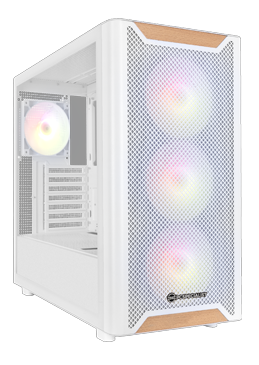 White Gaming PC Case